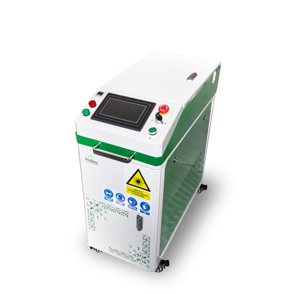 Czyszczący laser impulsowy o mocy 300 W to nowoczesne oraz efektywne narzędzie do usuwania powłok lakierniczych, korozyjnych, technologicznych, osadów organicznych oraz innych zanieczyszczeń z powierzchni metalowych i niemetalowych, 15 mJ.