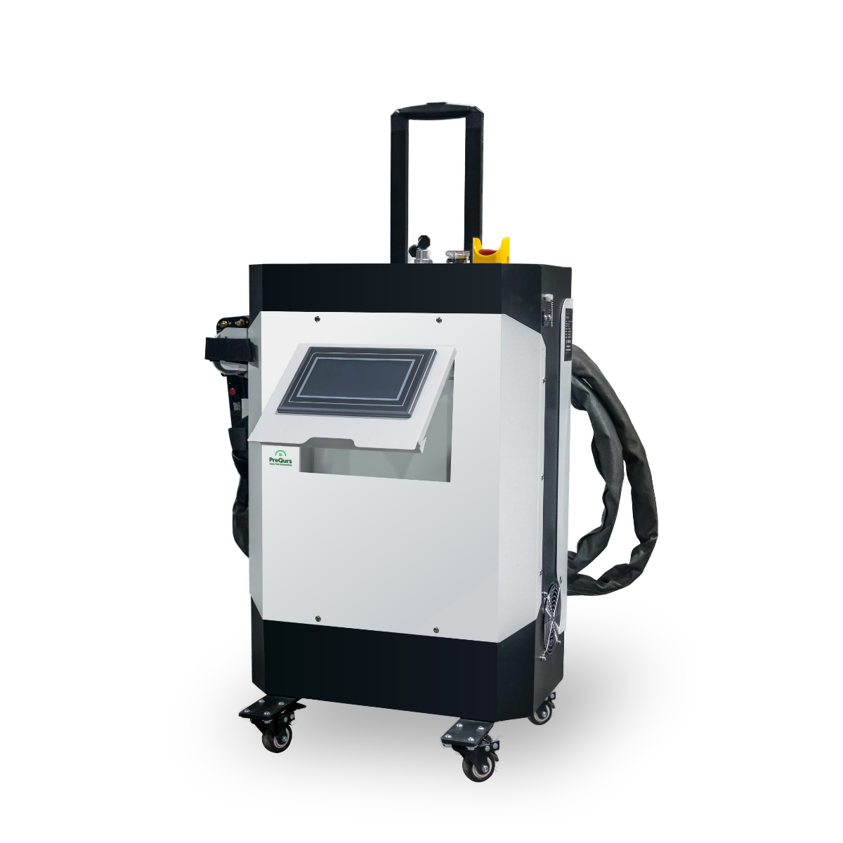 Podręczny, lekki i mobilny laser czyszczący 500 W – to nowoczesne oraz efektywne narzędzie do usuwania powłok lakierniczych, korozyjnych, technologicznych, osadów organicznych oraz innych zanieczyszczeń z powierzchni metalowych i niemetalowych, 15 mJ.