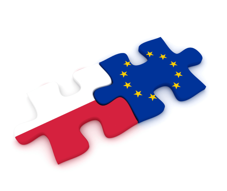 Flaga polsko-europejska